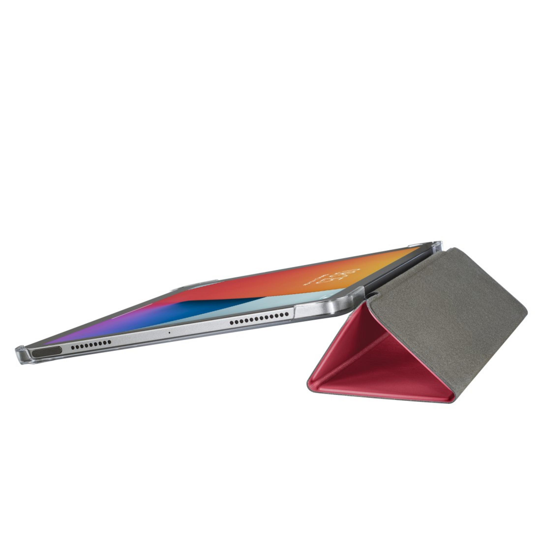 Bookcover Clear Apple Polyurethan Fold Rot Tablet-Case (PU), für HAMA