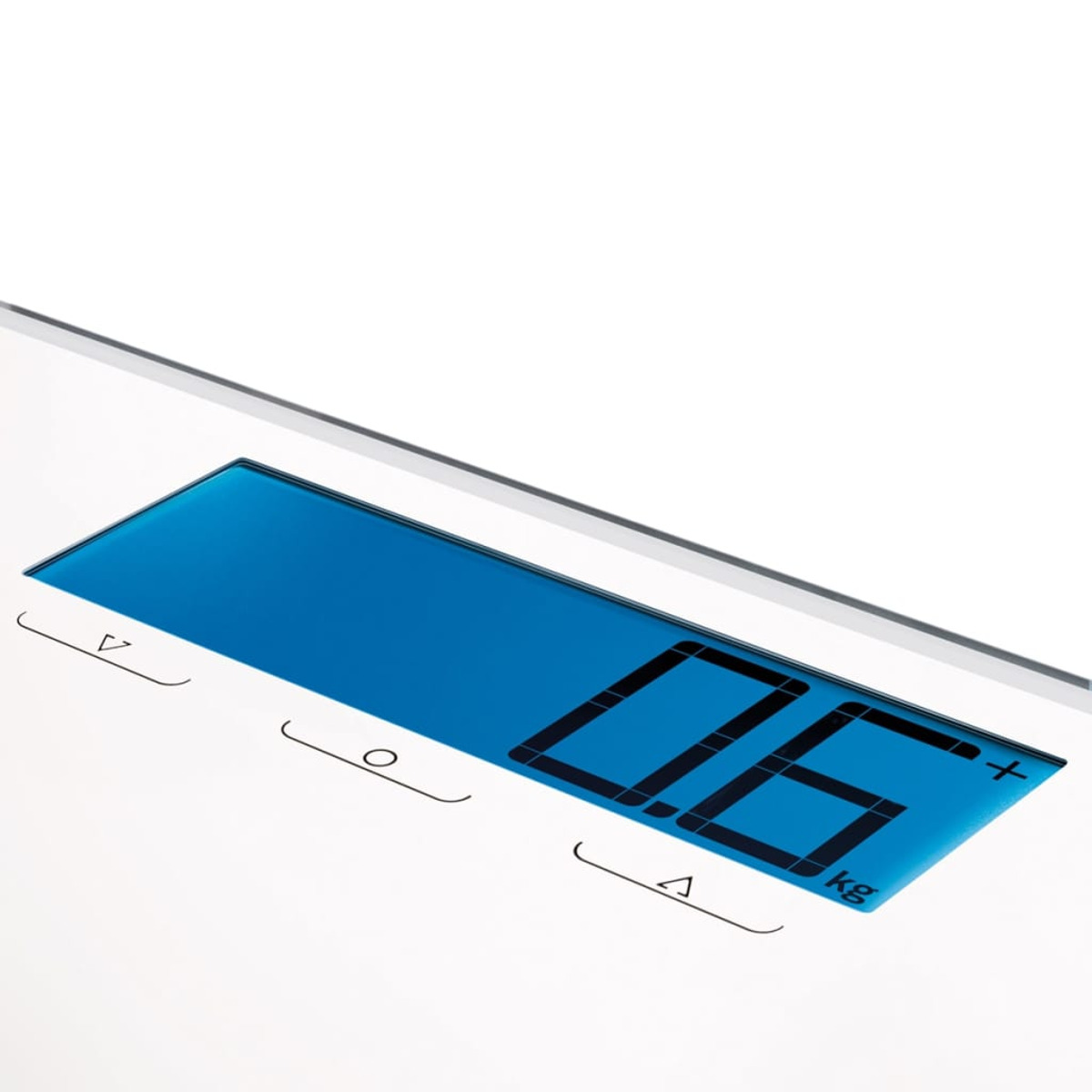 Custodia per tablet nera con tablet all'interno, aperta, con vista sullo schermo.