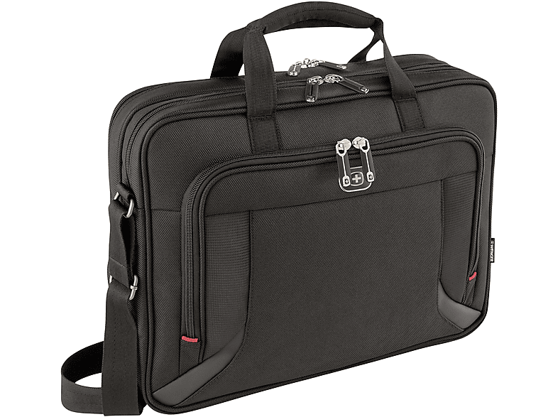 WENGER 600649 PROSPECTUS 16 LAPTOP Notebooktasche PVC, Aktentasche für Schwarz SCHWARZ 4% TASCHE Universell Polyester / 96