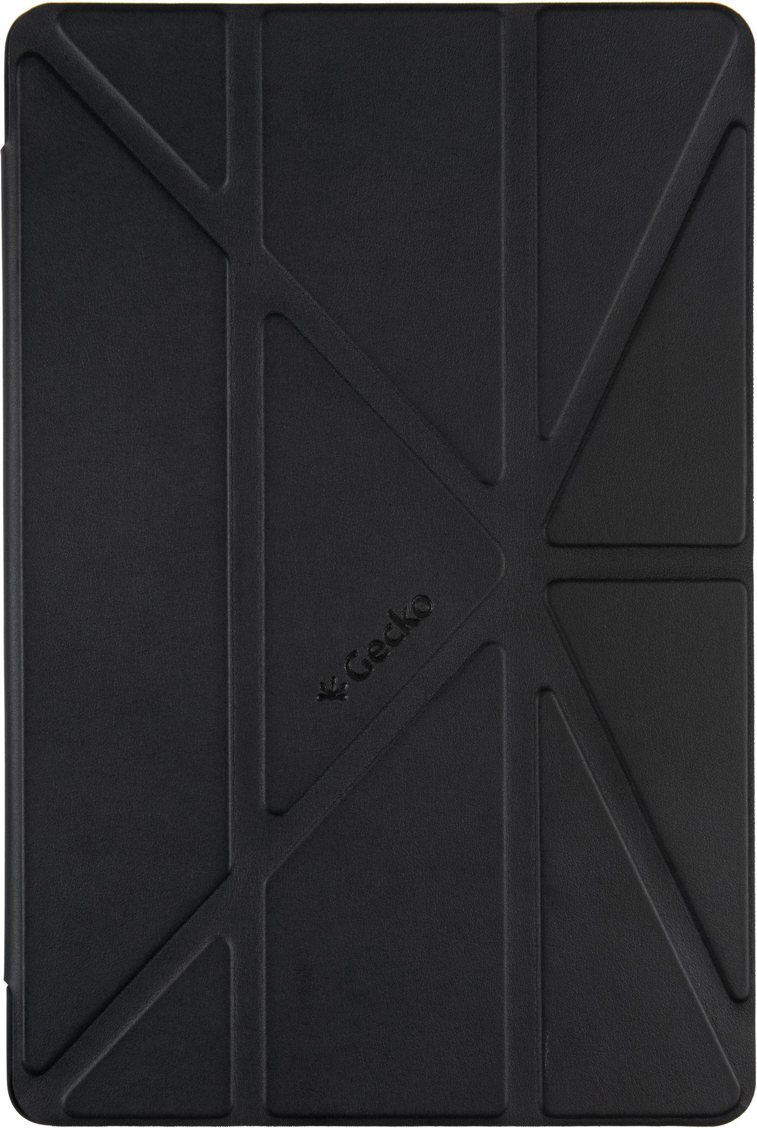 M5(PRO) Außenmaterial: Bookcover Huawei ORIGAMI V26T6C1 für Schwarz 10.8 HUAWEI COVER GECKO Velours, MEDIAPAD Innenmaterial: Tablettasche Kunstleder,