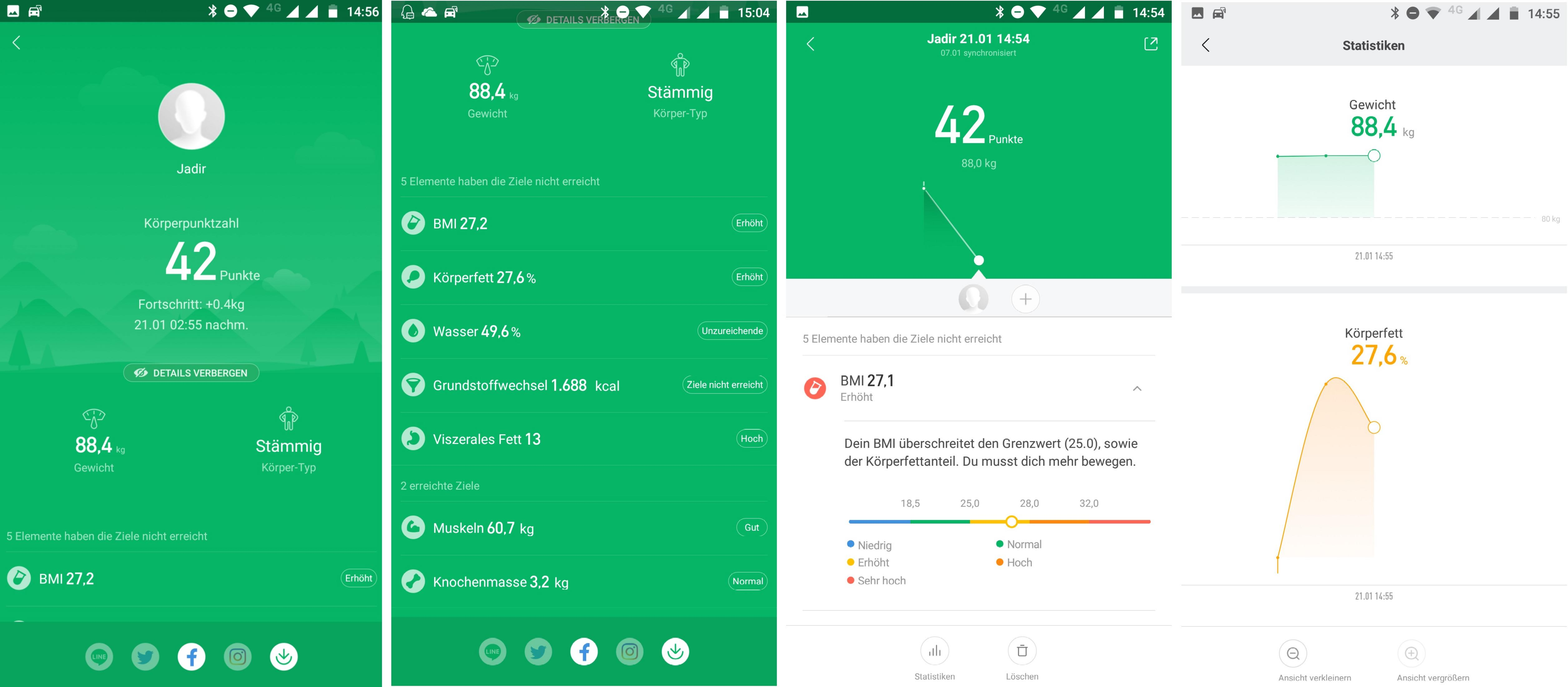 XIAOMI XM210001 MI Personenwaage SCALE SMART