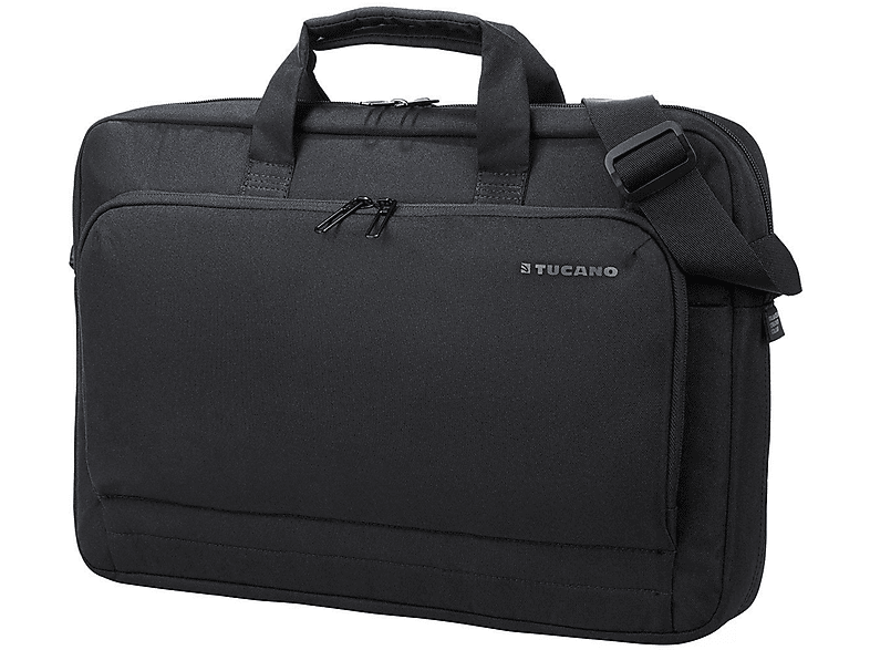 TUCANO BSTN17-BK STAR BAG17,3Z Polyester, Schwarz Umhängetasche für Universal Notebooktasche