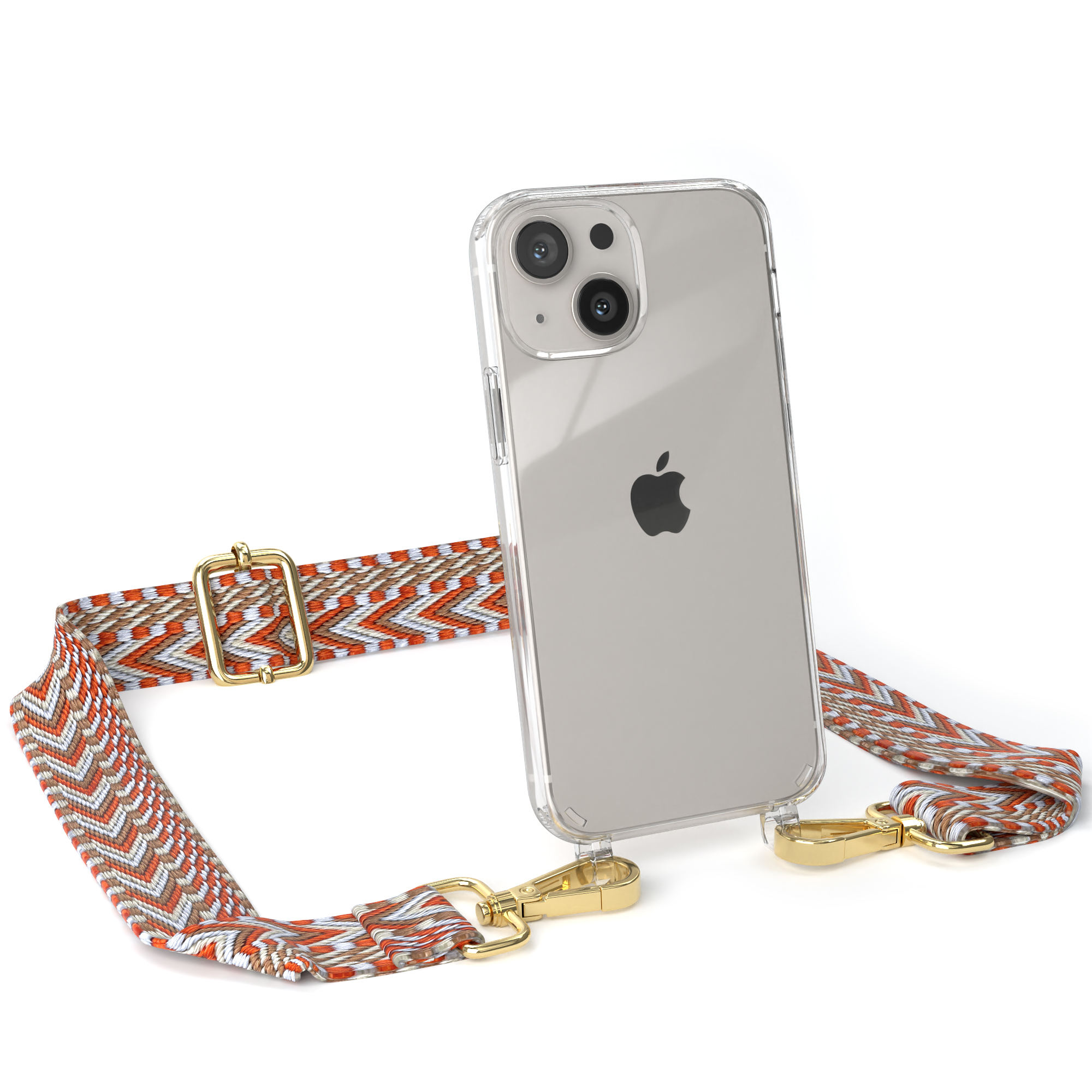 13 Rot Kordel Transparente EAZY iPhone Style, mit Apple, Umhängetasche, / Boho Hellblau Handyhülle CASE Mini,