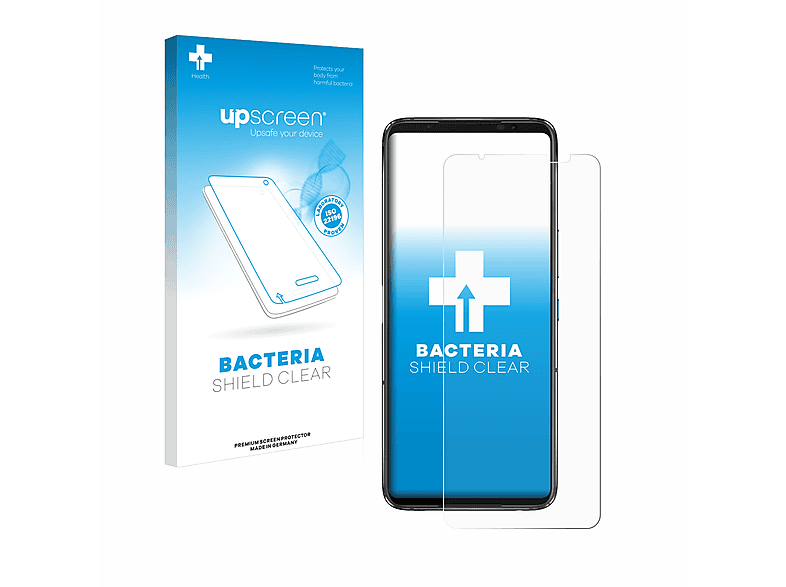UPSCREEN antibakteriell klare Schutzfolie(für Ultimate) ASUS 7 ROG Phone