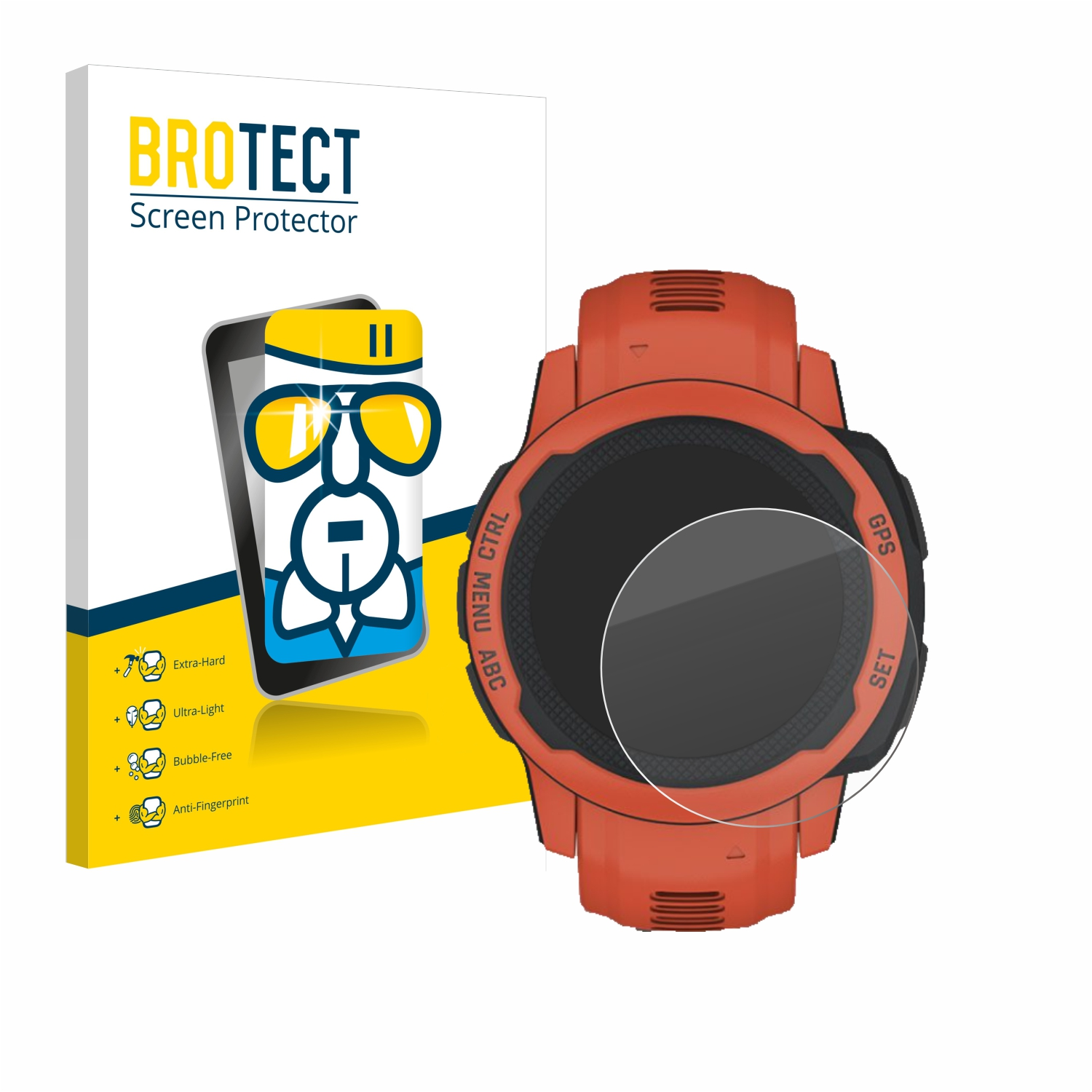 BROTECT Instinct Schutzfolie(für Garmin klare Airglass 2S)