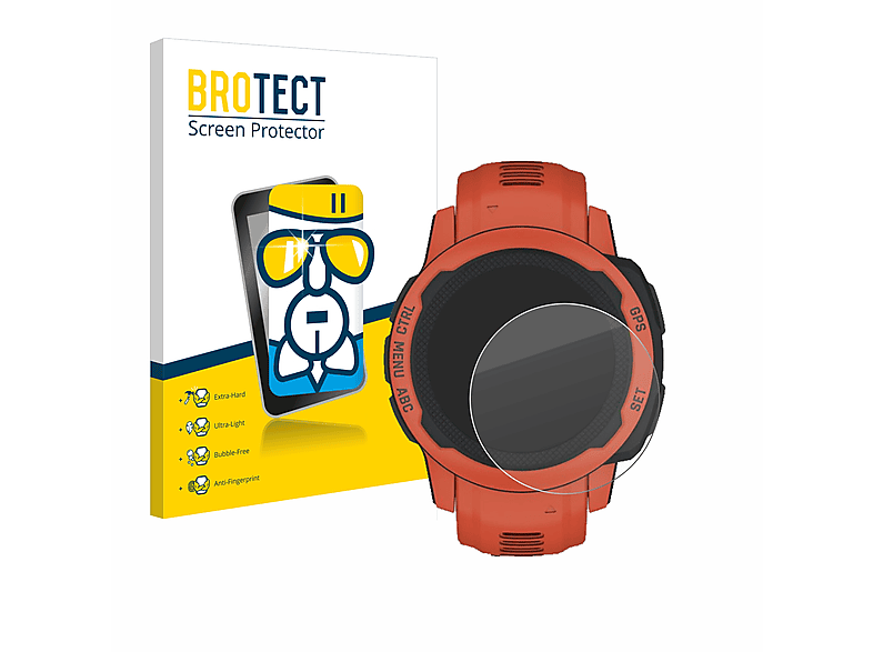 BROTECT Airglass klare Schutzfolie(für Garmin Instinct 2S)