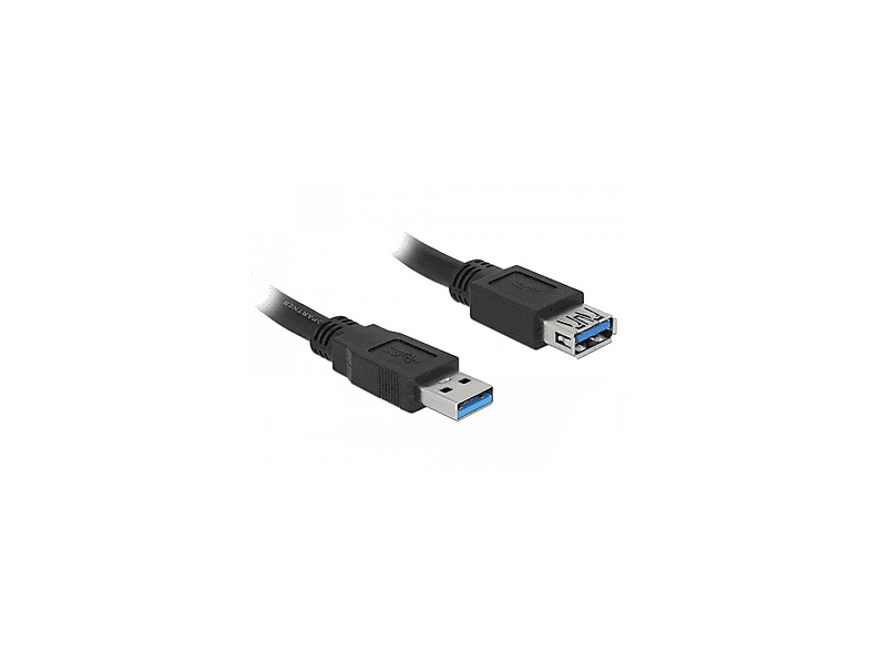 InLine USB 3.0 Verlängerungskabel - 1,5 Meter, Schwarz, A Stecker Auf A Buchse, Abwärtskompatibel Mit USB 2.0/1.1