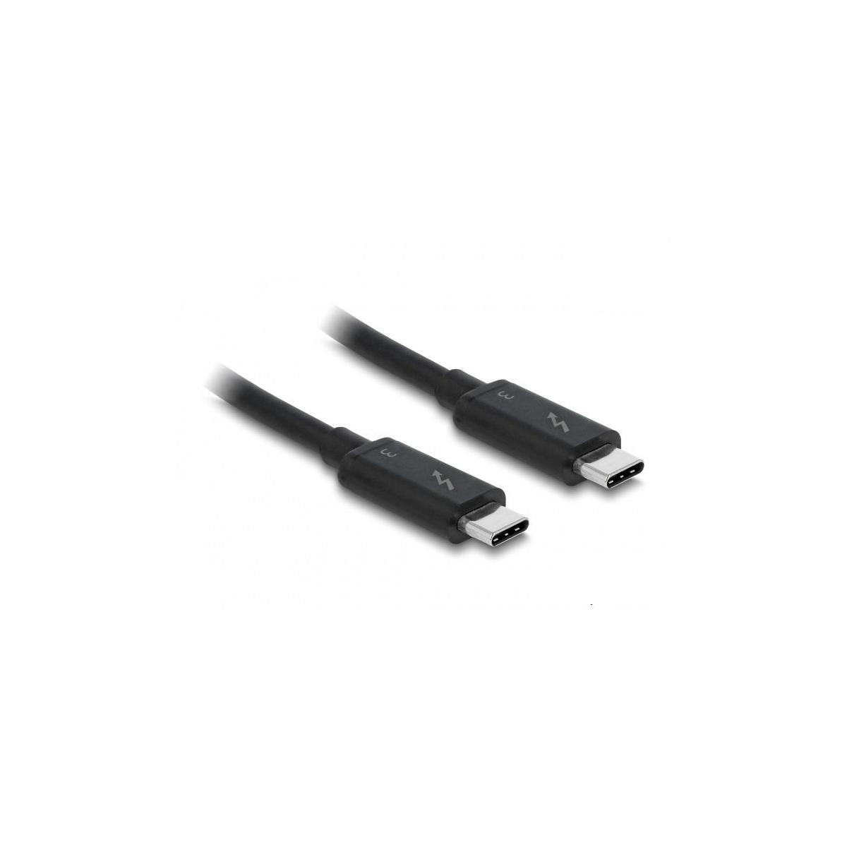 DELOCK DELOCK Kabel Thunderbolt 3 Schwarz USB Zubehör USB-C & - Kabel, & USB Peripheriegeräte