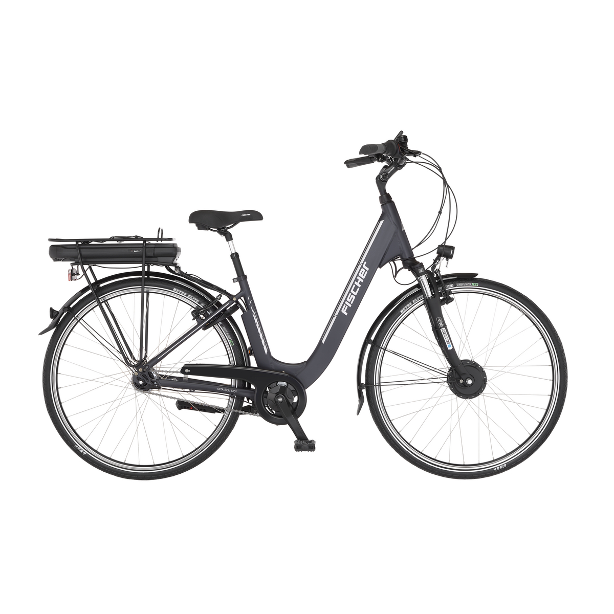 anthrazit (Laufradgröße: matt) Citybike Zoll, CITA FISCHER ECU 44 Unisex-Rad, 522 1401 28