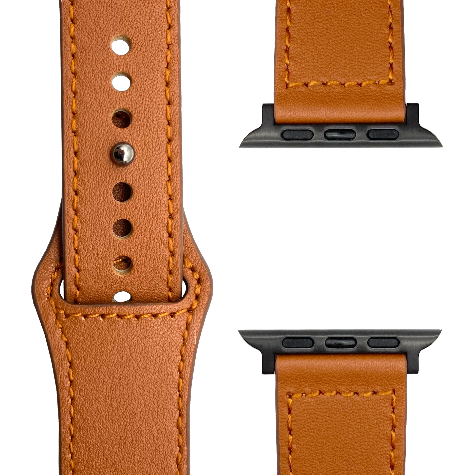 Braun 1 Series Kunstlederarmband Watch Ultra 2 | | - Series 42mm SE, / 44mm 45mm, und Ultra, APFELBAND 9, Ersatzarmband, Apple,