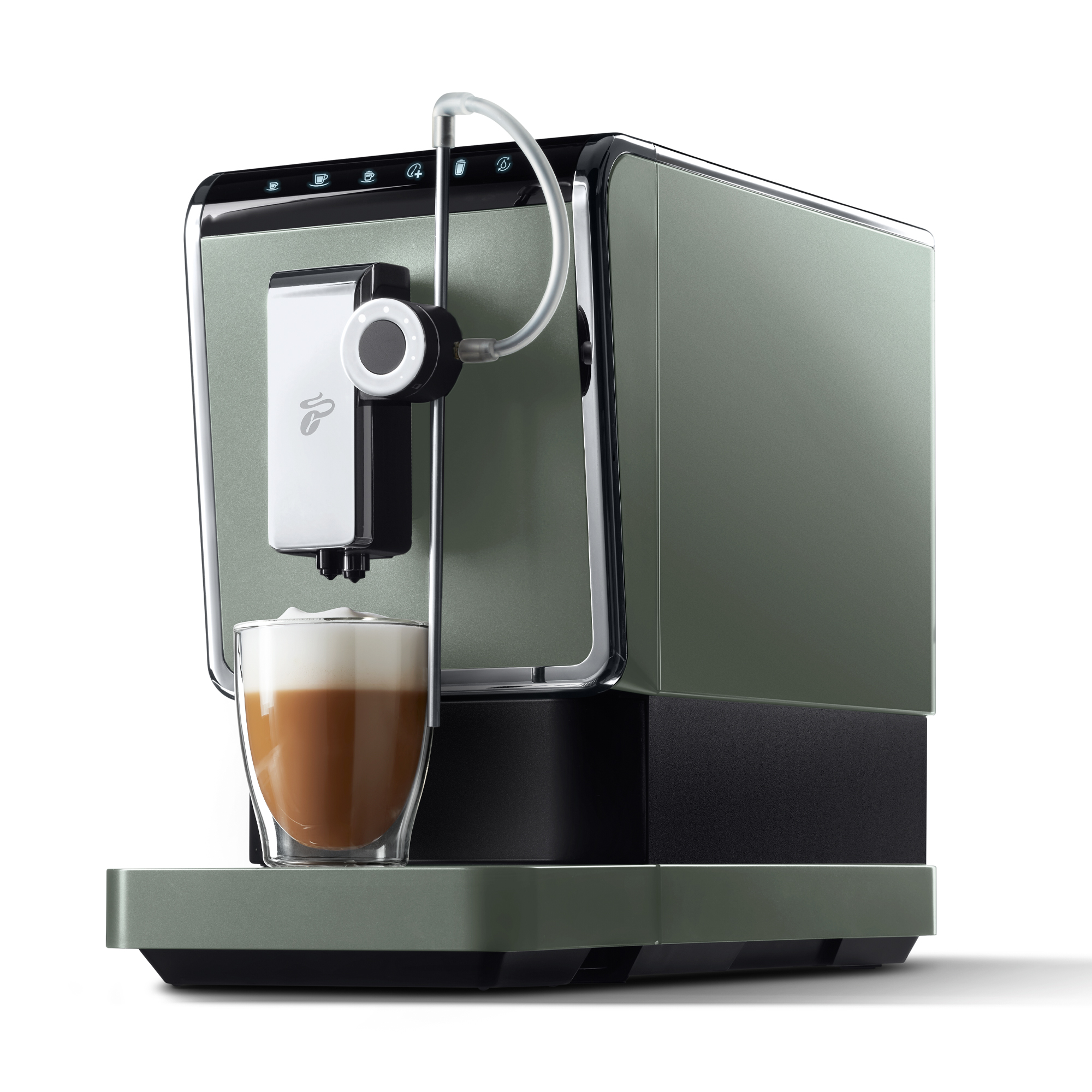 Mint Espresso Kaffeevollautomat Milchspezialitäten und Metallic TCHIBO Caffè Crema, Esperto Pro für