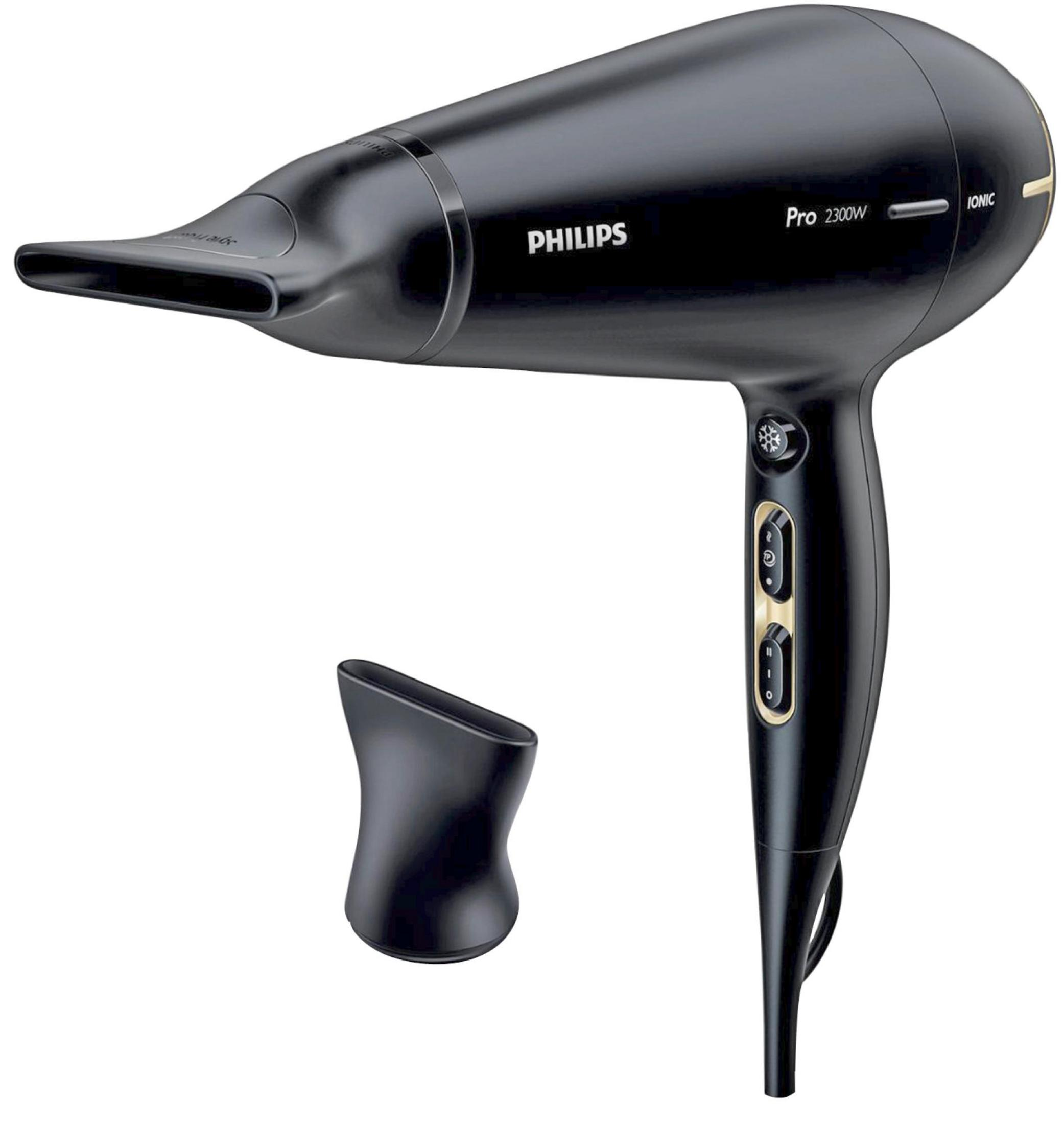 PHILIPS HPS (2300 Schwarz 920/00 IONIC PRO Watt) Haartrockner 2300W