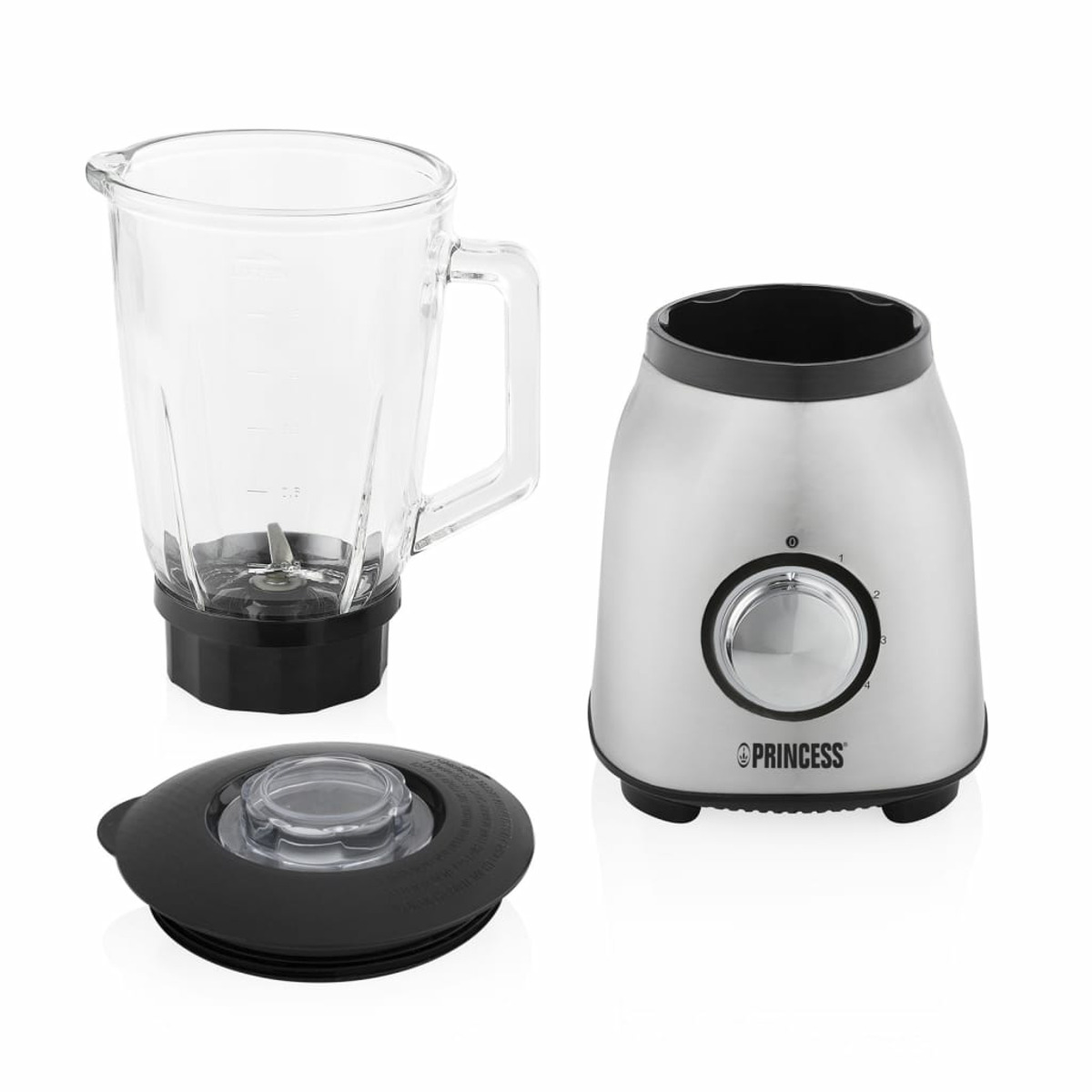 Licuadora - PRINCESS 212091, 1000 W, 1.5 l, Acero Inoxidable