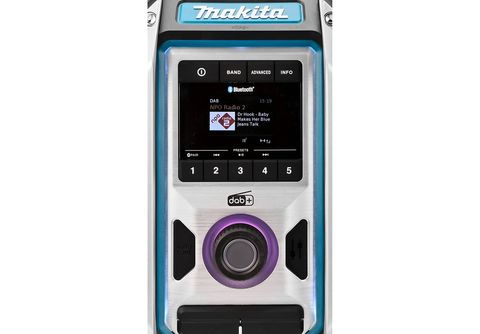 Makita DMR115 Baustellen Radio DAB, DAB+, Bluetooth mit Netzteil
