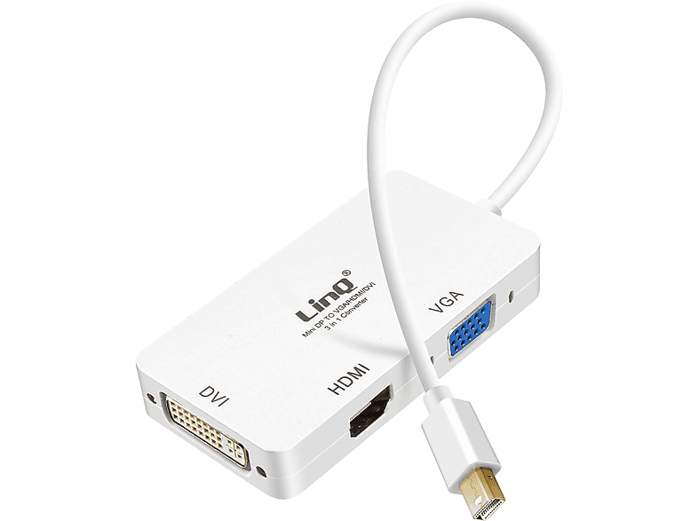 LINQ Mini DisplayPort auf VGA, HDMI und DVI Videoadapter | HDMI Kabel & Zubehör