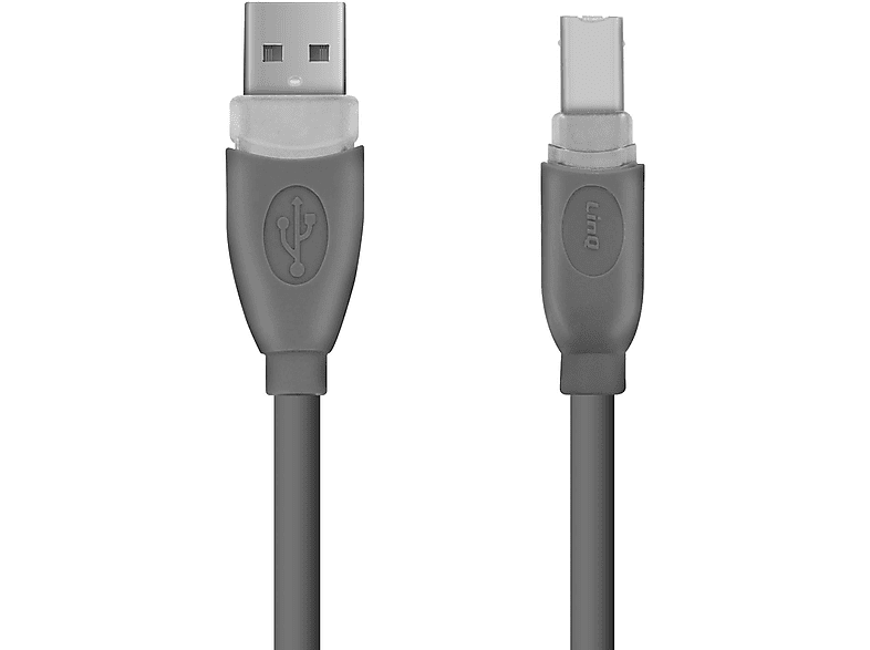 LINQ USB-A 2.0 / USB-B 2.0 Kabel, Druckerkabel, 3 m