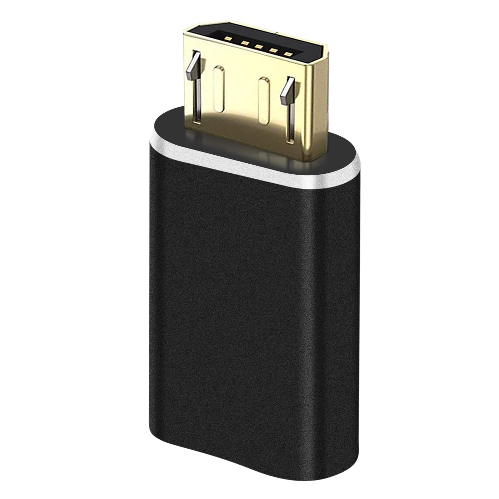 AVIZAR Lighning / Micro-USB Ladeadapter Universal, Schwarz Ladegerät-Adapter