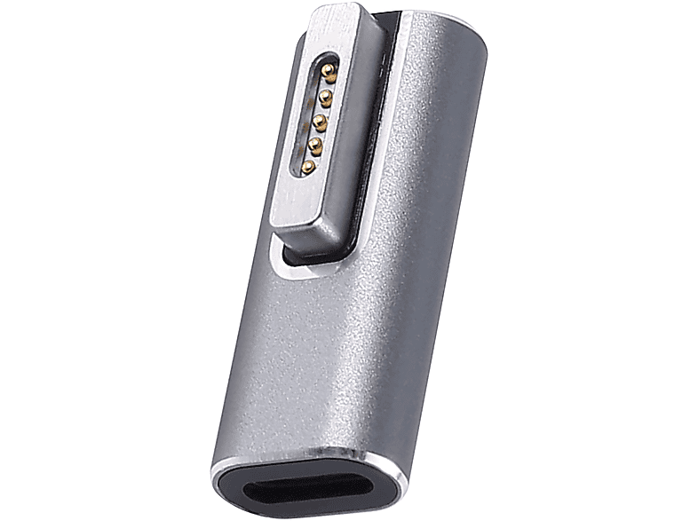 AVIZAR MagSafe 2 Ladegerät-Adapter / Apple, USB-C Adapter Silber