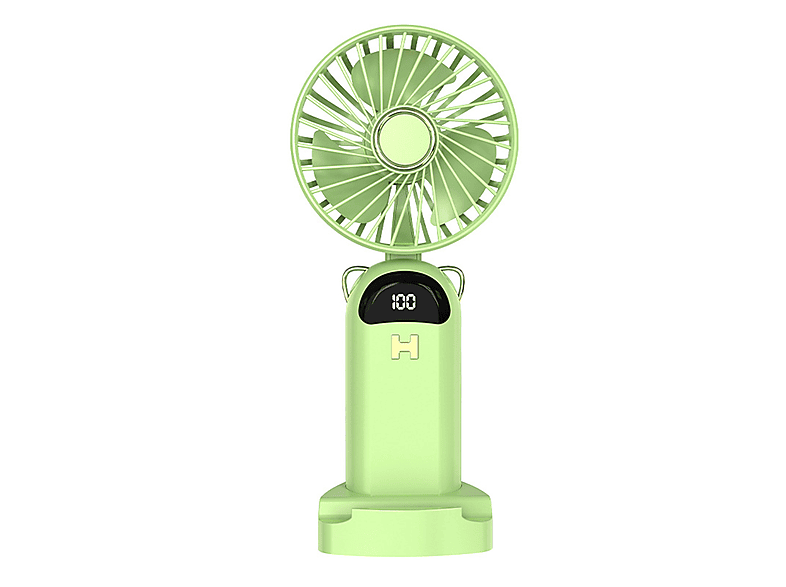 SYNTEK Fan Desktop grün Ventilator digitale Grün tragbar Aromatherapie kleine wiederaufladbare Hals Fan USB