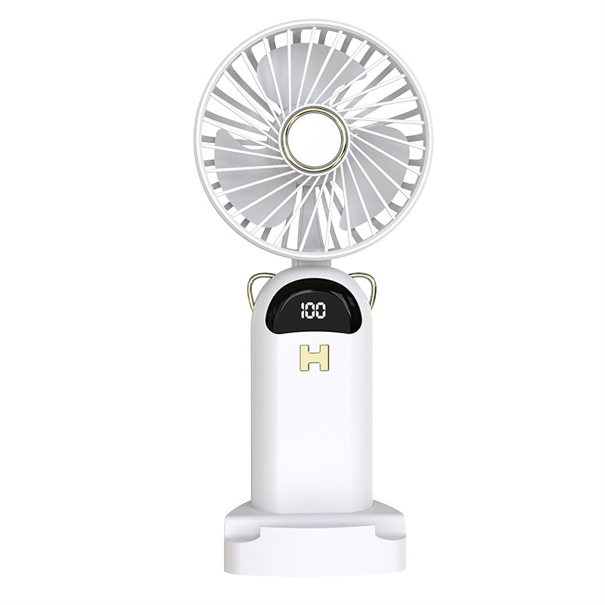Desktop Aromatherapie Hals SYNTEK lila USB kleine wiederaufladbare Fan Ventilator tragbar digitale Lila Fan
