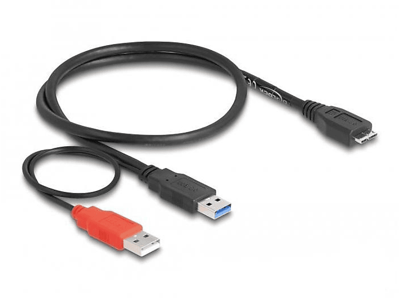 USB DELOCK 82909 Kabel, Schwarz