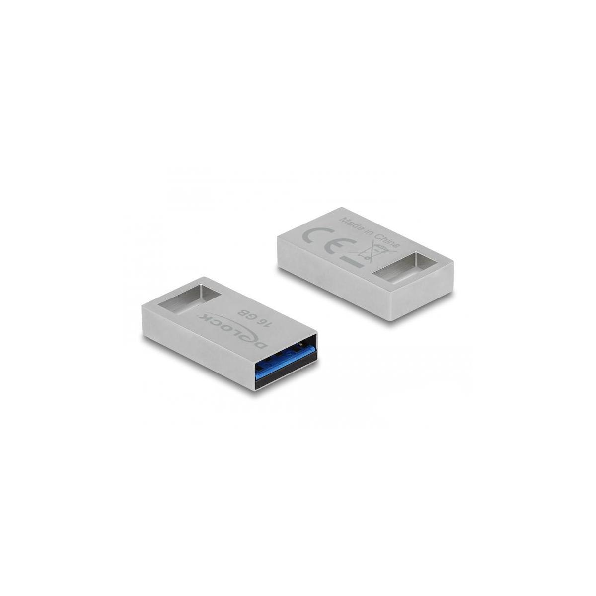 DELOCK 54069 USB Stick (Silber, 16 GB)