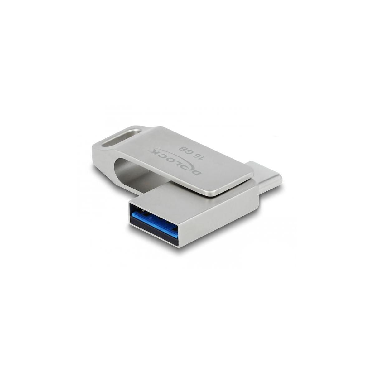 GB) 16 (Silber, DELOCK 54073 Stick USB