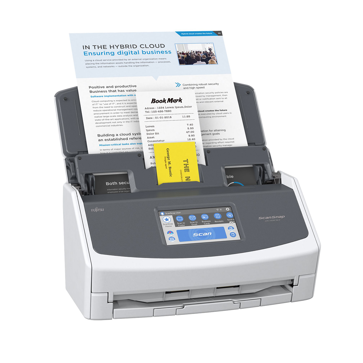 FUJITSU Fujitsu ScanSnap iX1600 Scanner , 600 dpi | SATURN