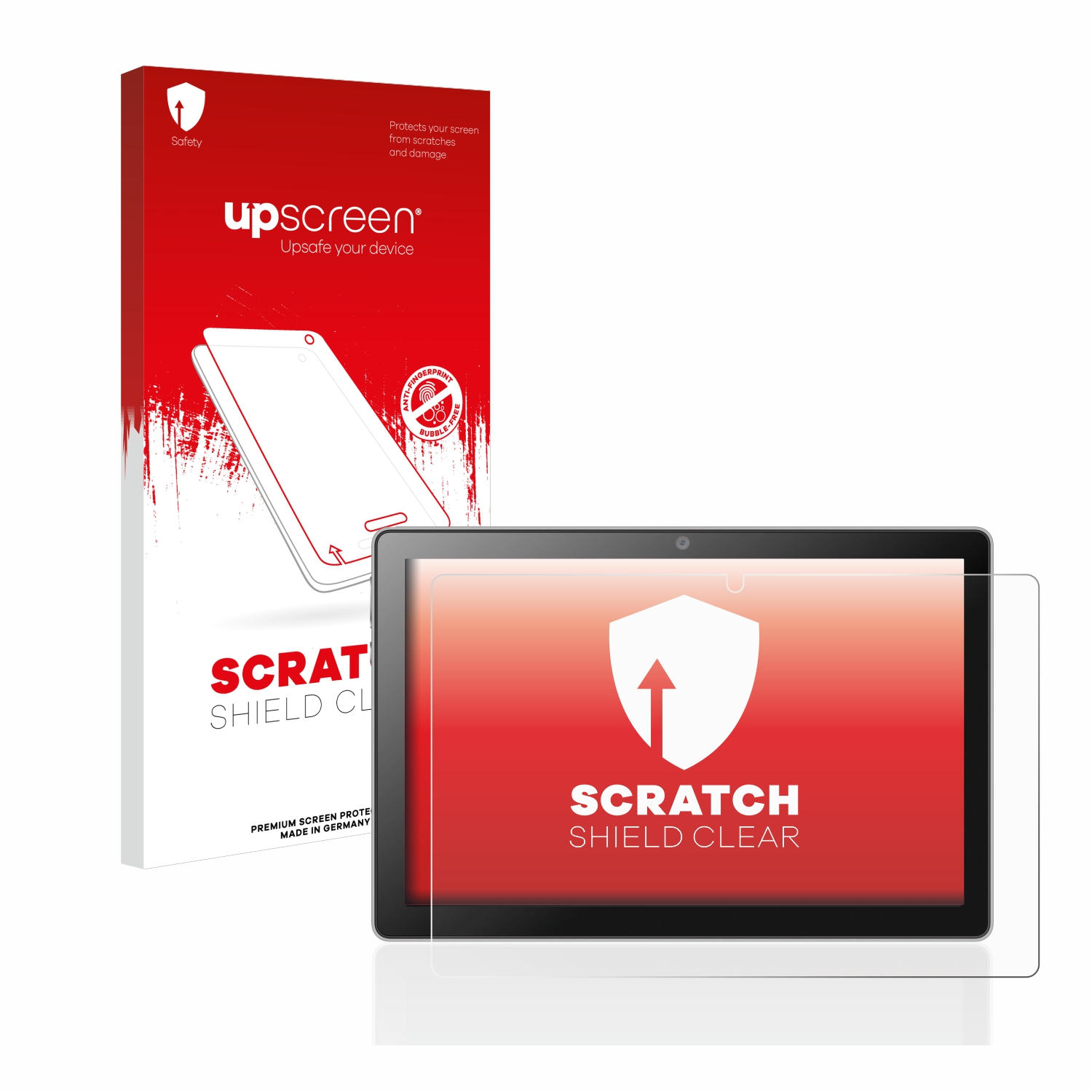 UPSCREEN Kratzschutz X10 Mediacom klare Schutzfolie(für 4G) SmartPad