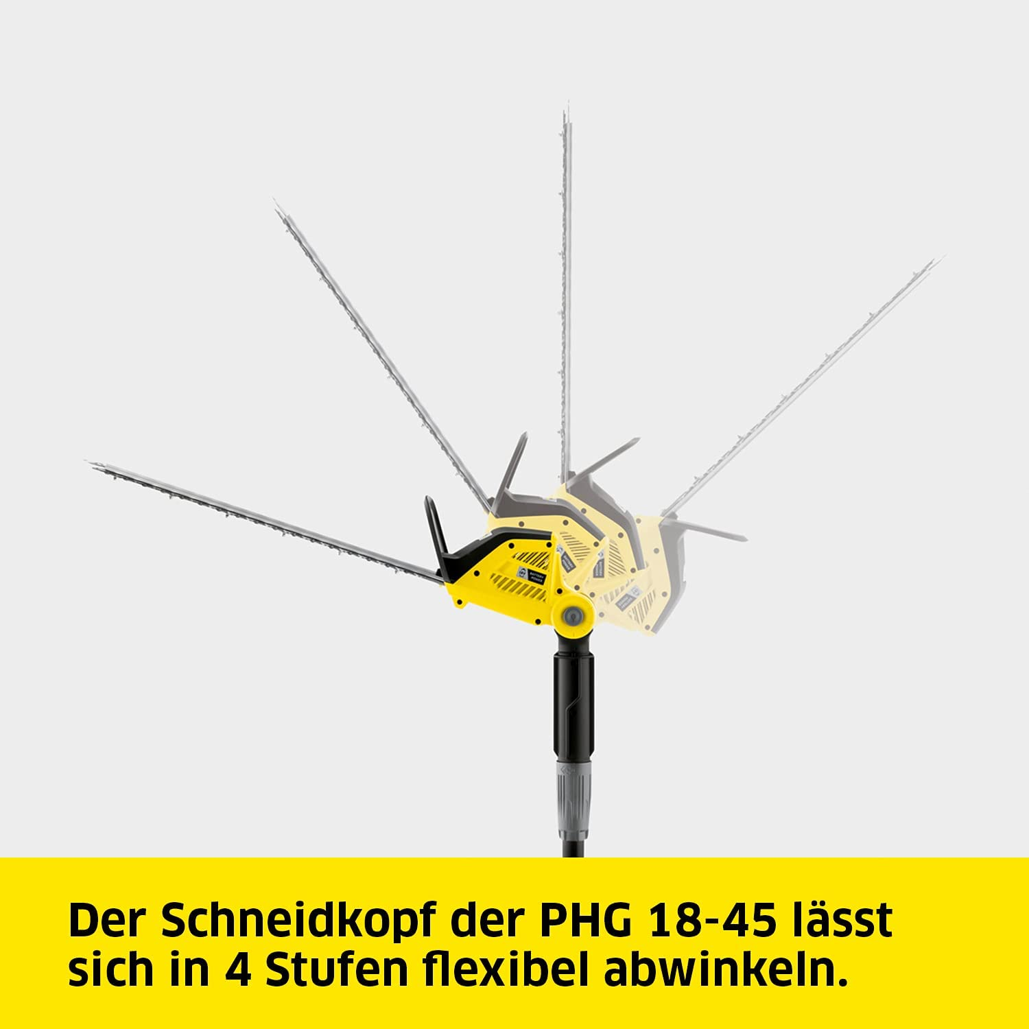 PHG Gelb KÄRCHER Battery 18-45 Akku-Heckenschere