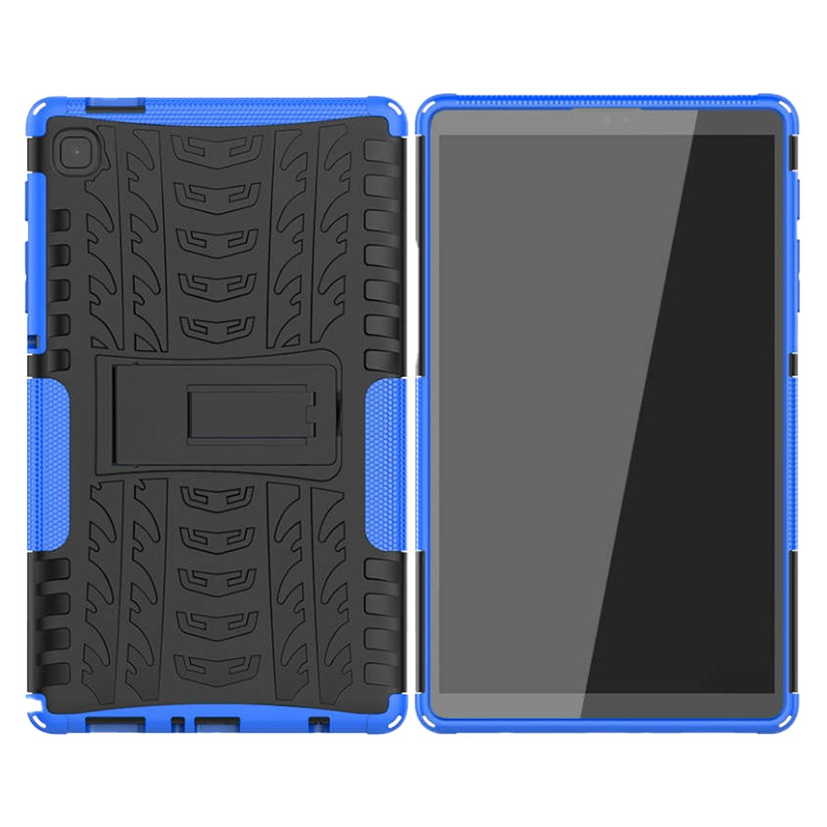 Blau mit Hybrid Hülle 2021 Lite Backcover, Aufstellfunktion, Galaxy Outdoor Samsung, 8.7, A7 WIGENTO Tab