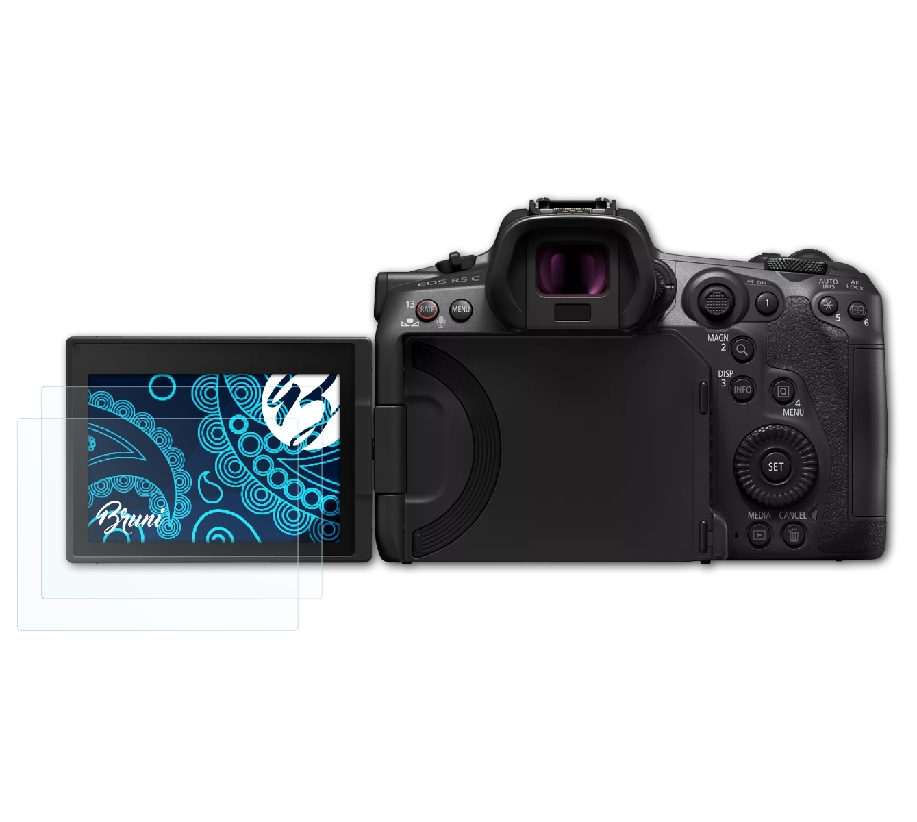 BRUNI Basics-Clear Canon R5 EOS Schutzfolie(für C) 2x