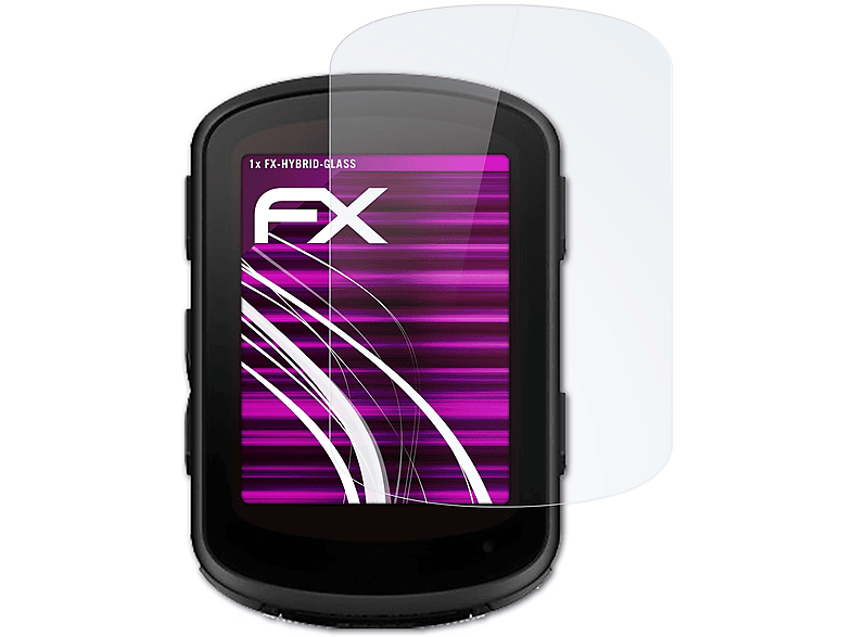 ATFOLIX FX-Hybrid-Glass Schutzglas(für Garmin Edge 840)