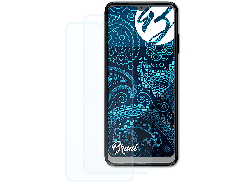 BRUNI 2x Basics-Clear Schutzfolie(für Telekom T Phone Pro)
