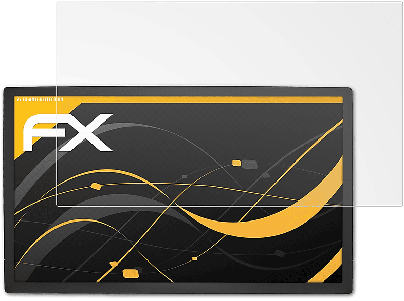 ATFOLIX 2x FX-Antireflex Displayschutz(für Wacom CINTIQ Pro 27)