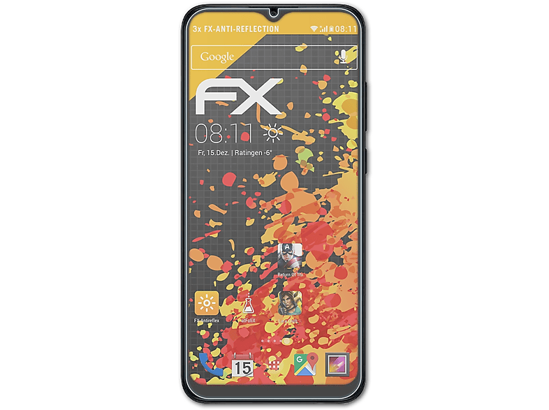 ATFOLIX Samsung Galaxy 3x A04e FX-Antireflex Displayschutz(für (2022))