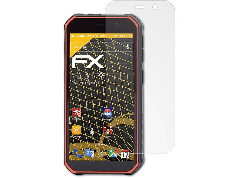 FX-Antireflex ATFOLIX Olympia 3x Displayschutz(für Trek)