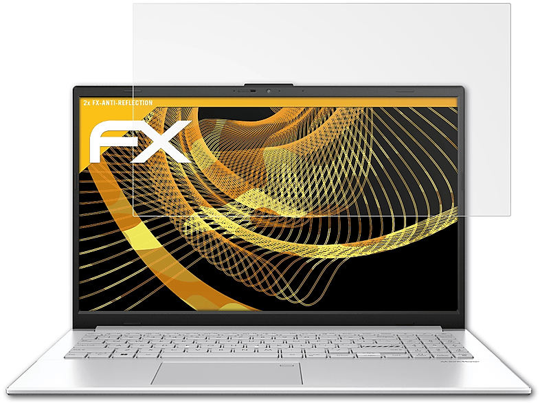 FX-Antireflex 15 Displayschutz(für OLED Asus ATFOLIX 2x Vivobook Go (2023))