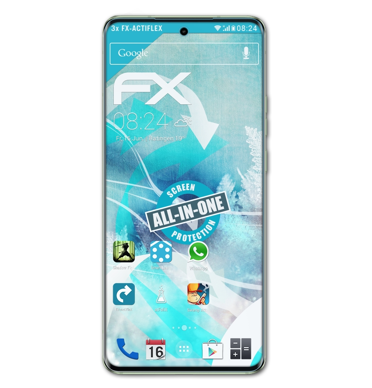 ATFOLIX 3x FX-ActiFleX Displayschutz(für 40) Edge Motorola