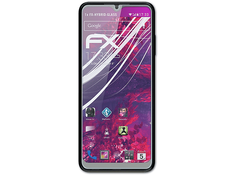 Telekom Schutzglas(für Pro) FX-Hybrid-Glass Phone ATFOLIX T