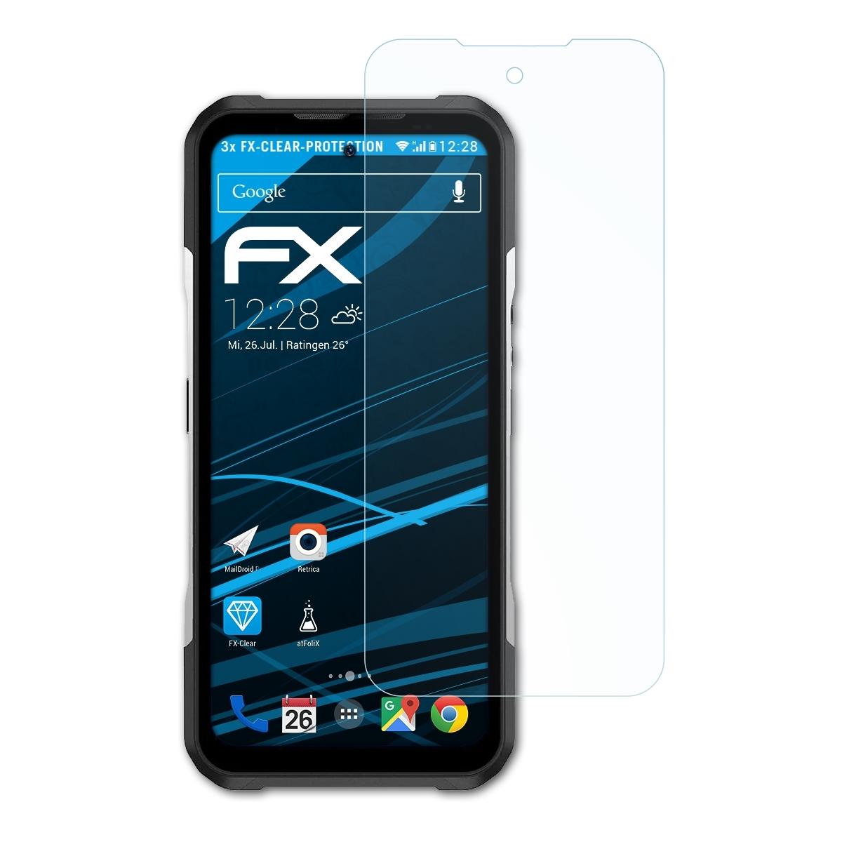 ATFOLIX Pro) Displayschutz(für 3x FX-Clear Doogee V20