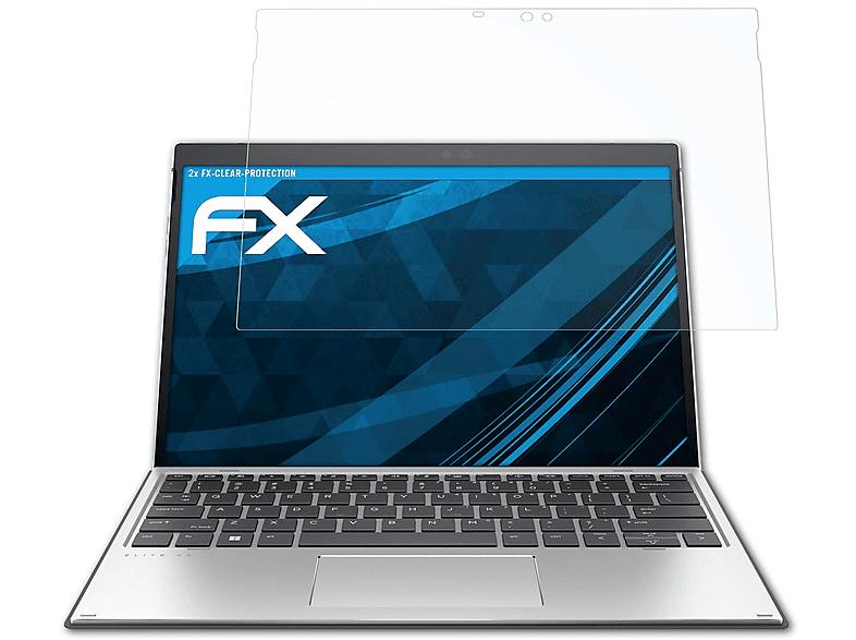 HP x2 Elite FX-Clear G8) ATFOLIX Displayschutz(für 2x