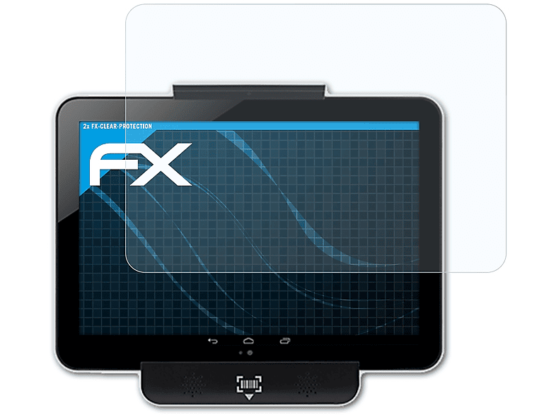 ATFOLIX 2x FX-Clear Displayschutz(für Bluebird CK100) | Tabletschutzfolien