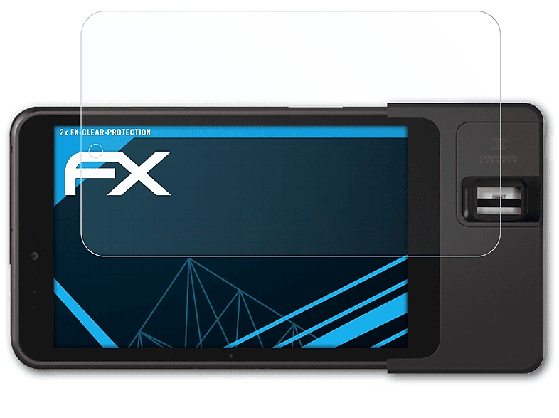 RT080) 2x ATFOLIX FX-Clear Displayschutz(für Bluebird