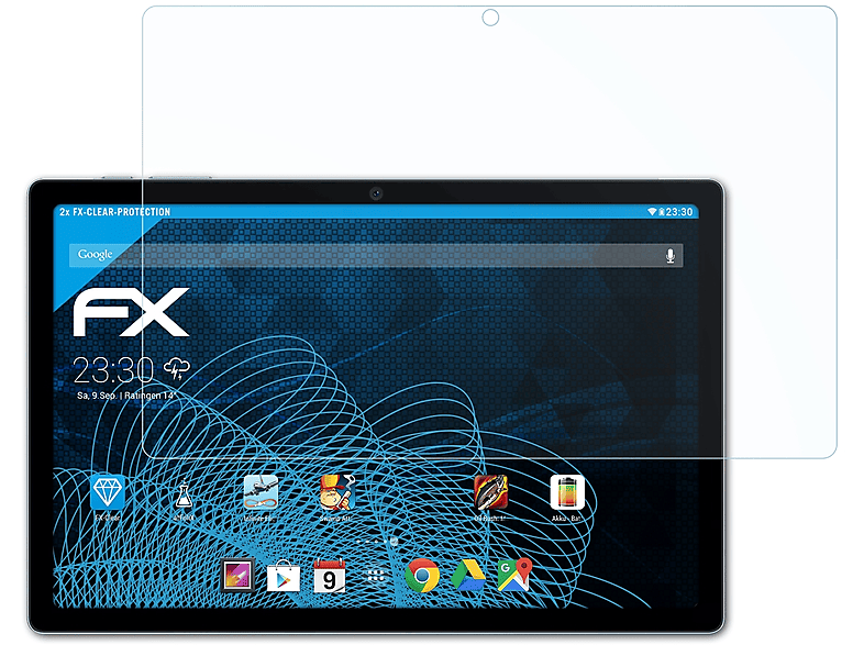 ATFOLIX 2x FX-Clear Displayschutz(für Blackview Tab 15 Pro)