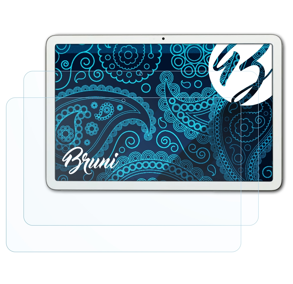 BRUNI Google 2x Tablet) Basics-Clear Schutzfolie(für Pixel