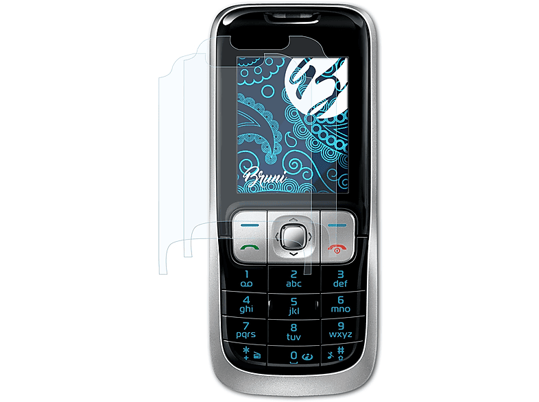 2x BRUNI Basics-Clear Schutzfolie(für 2630) Nokia