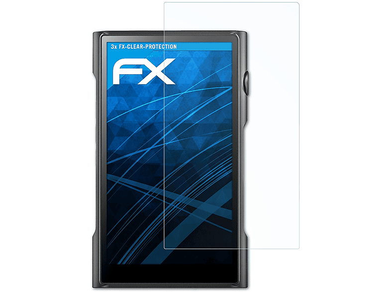 ATFOLIX 3x FX-Clear Displayschutz(für Shanling M6 Ultra)