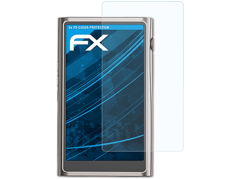 ATFOLIX 3x FX-Clear Displayschutz(für Shanling M7)