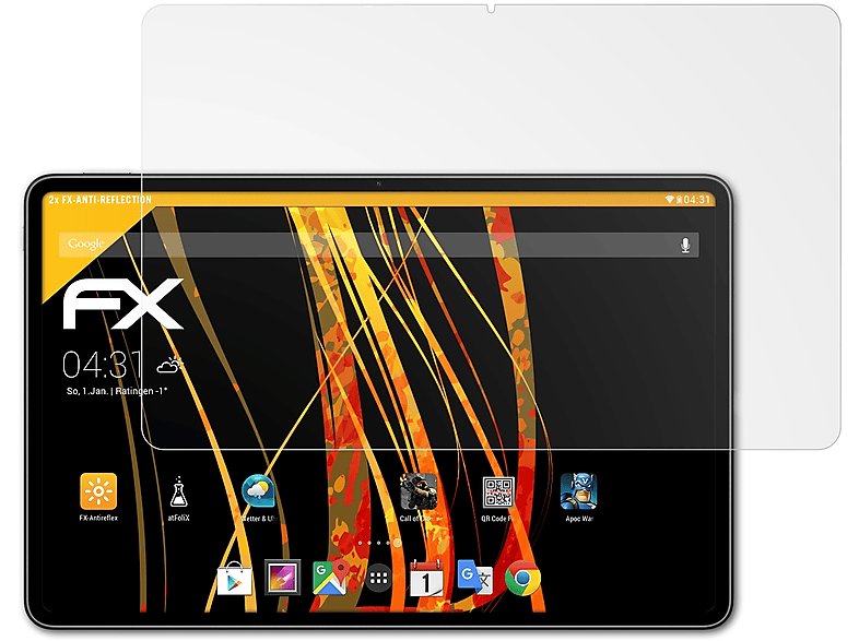 FX-Antireflex (2023)) 11 MatePad ATFOLIX 2x Displayschutz(für Huawei